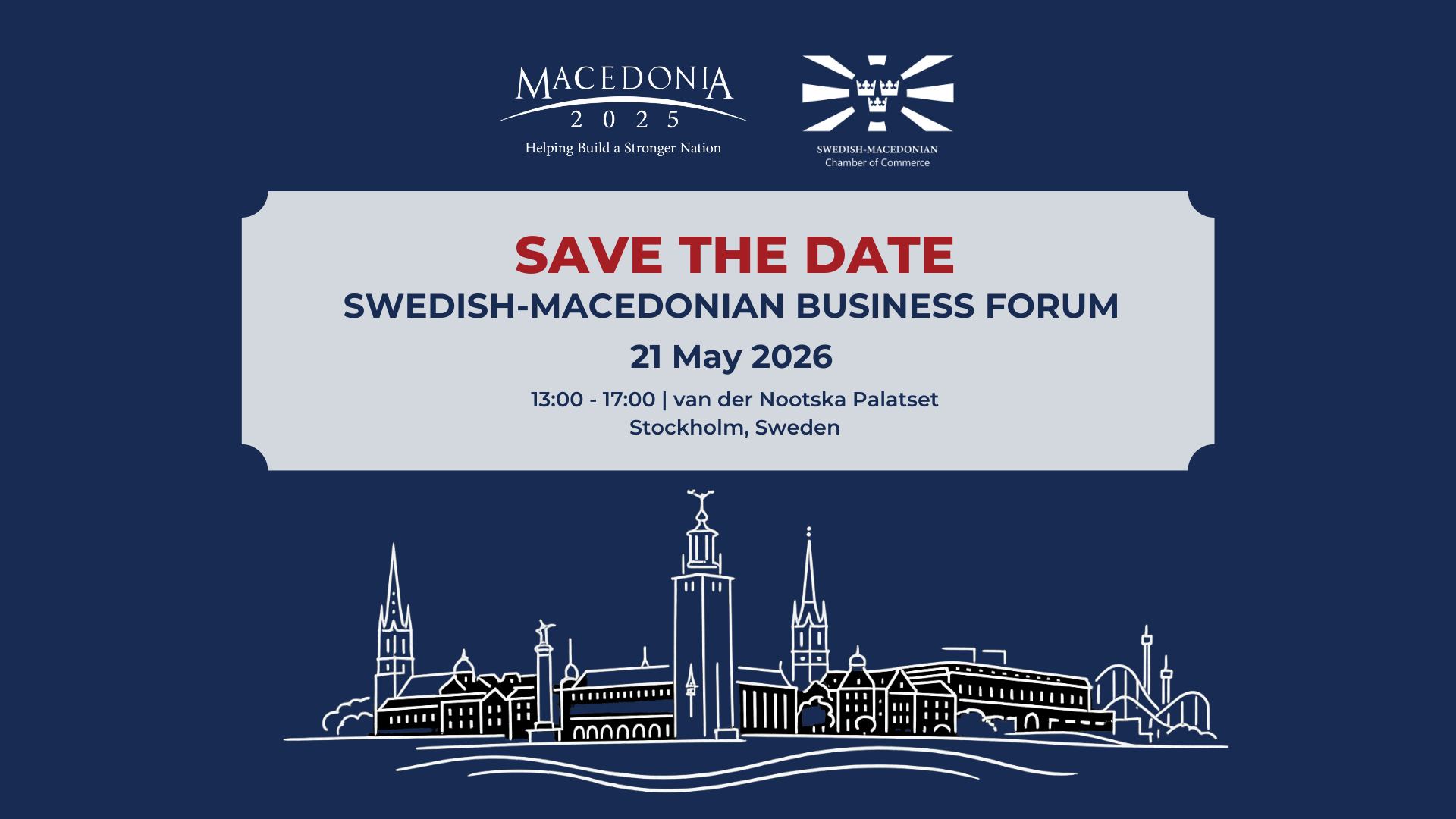 Swedish–Macedonian Business Forum 2026
