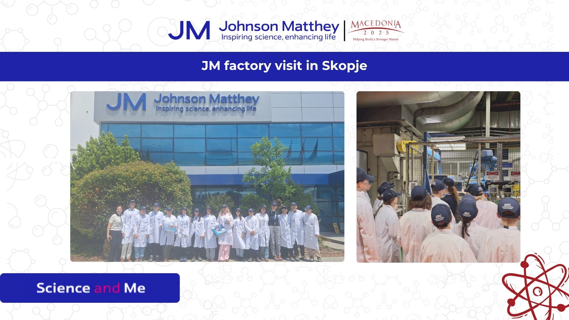 Johnson Matthey Factory Visit – Inspiring the Next Generation!