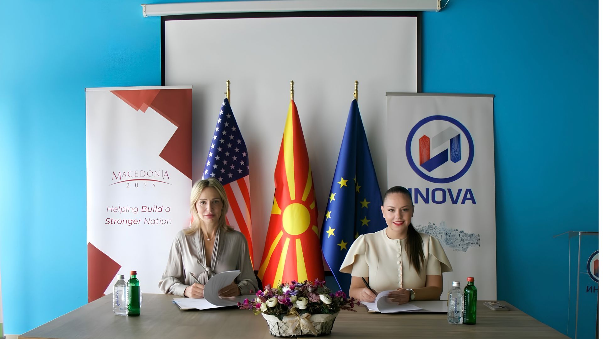 Macedonia2025 and INOVA Join Forces to Strengthen the Macedonian Business Sector